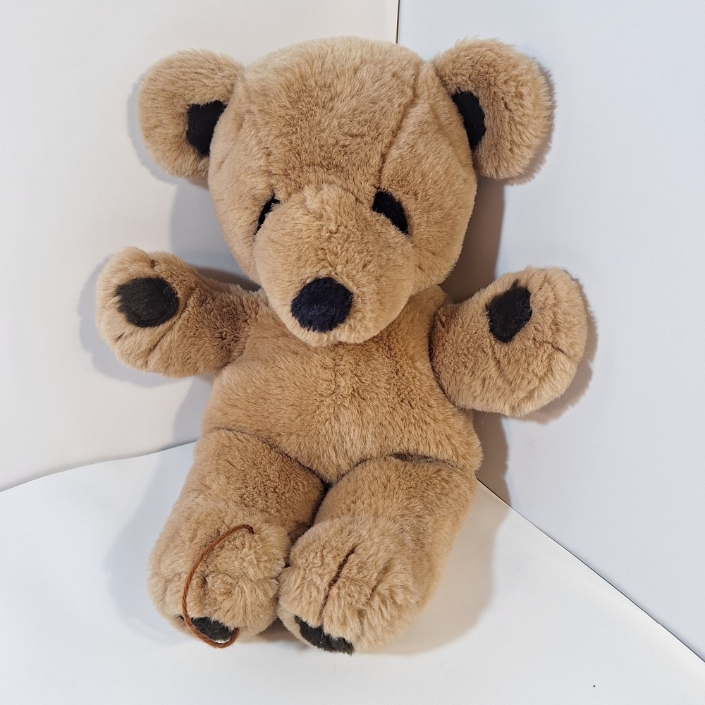 Gund Stitch Teddy Bear Tan Stuffed Plush Stuffed Animal 1979